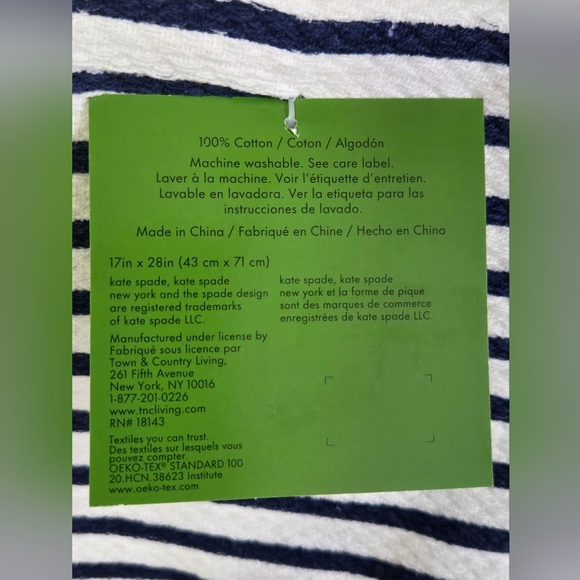 Kate Spade Kitchen Towels - Pick One Set Of 3 - Picture 6 of 6